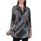 La Cera Pleat Front Tunic