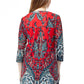 La Cera Pleat Front Tunic