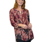 La Cera Pleat Front Tunic