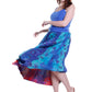 La Cera Plus Size Reversible A-line Skirt - La Cera