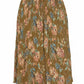 La Cera Plus Size Pleated Reversible Skirt