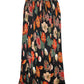 La Cera Crinkle Printed Reversible Skirt