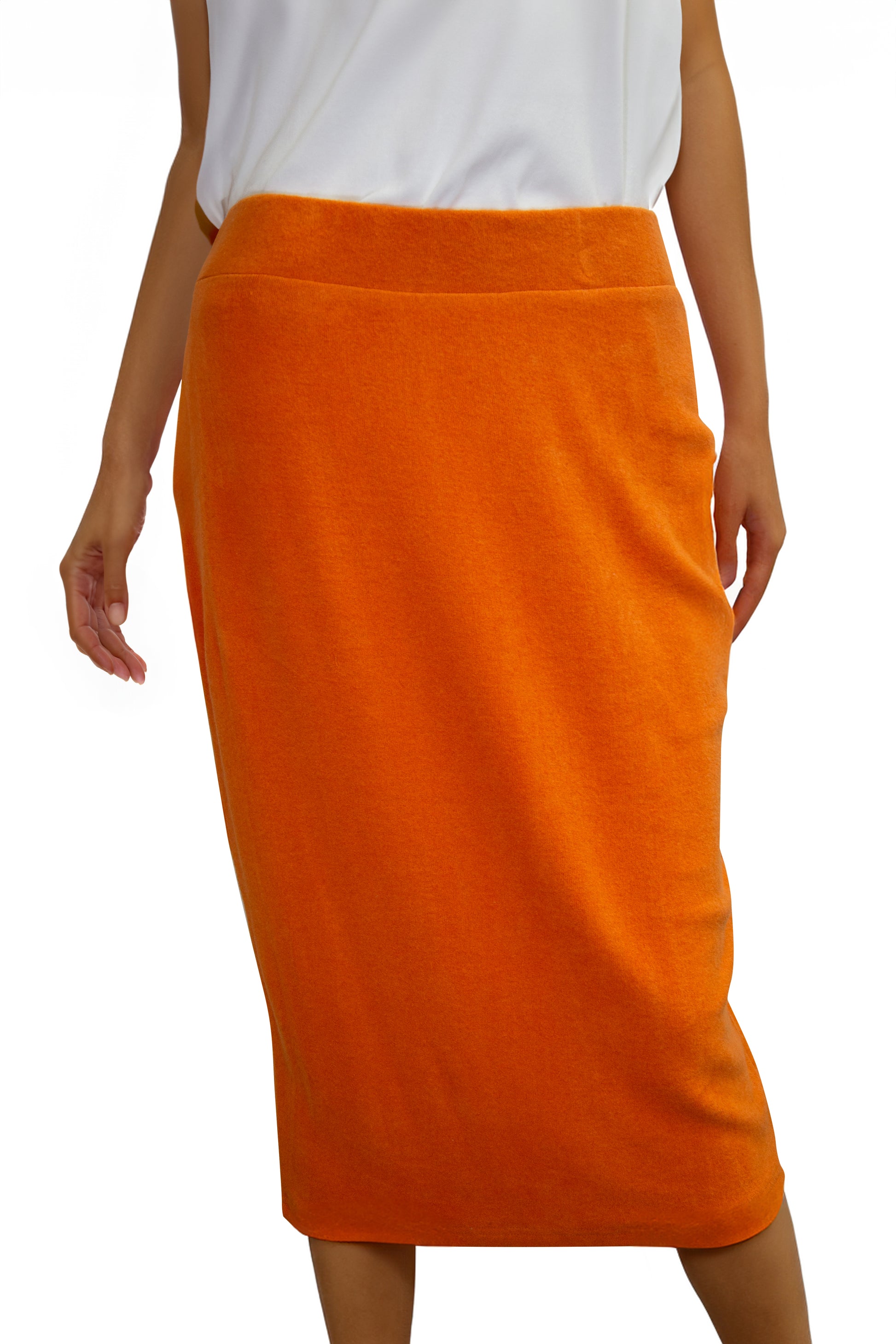 Comfort Luxe Collection Cozy Knit Pencil Skirt - La Cera