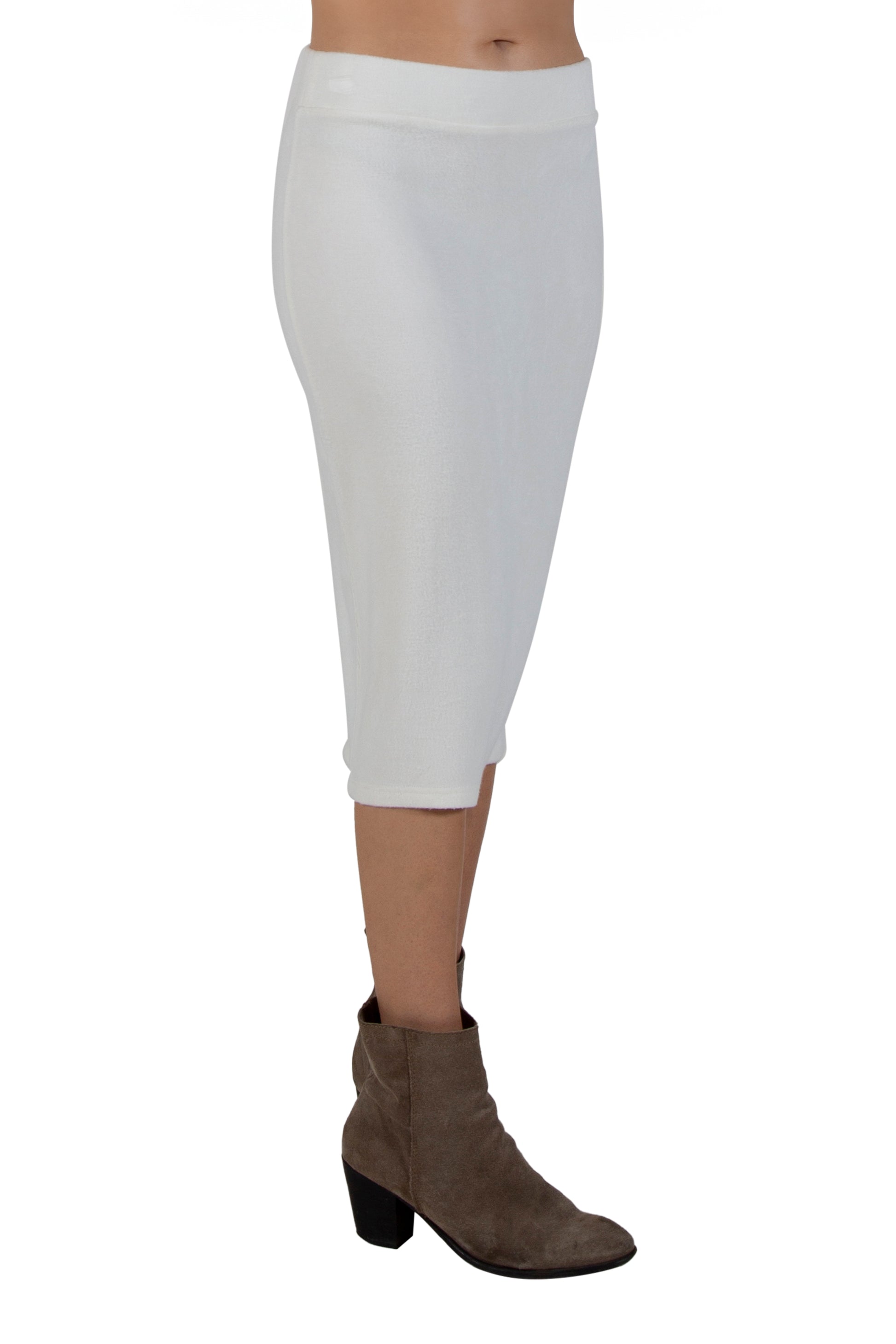Comfort Luxe Collection Cozy Knit Pencil Skirt - La Cera