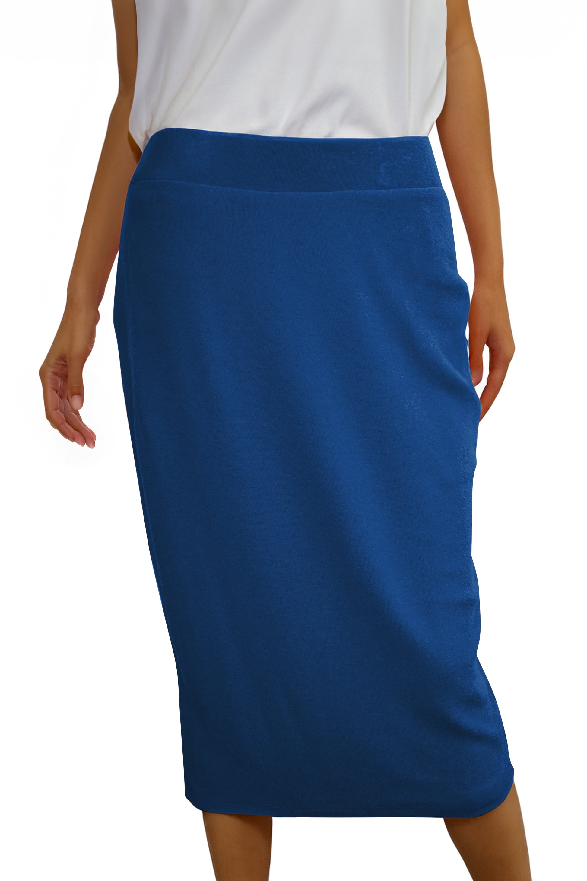 Comfort Luxe Collection Cozy Knit Pencil Skirt - La Cera