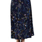 La Cera A line Printed Jersey Skirt