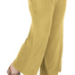 Plus Size Comfort Luxe Collection Cozy Knit Palazzo Pants - La Cera