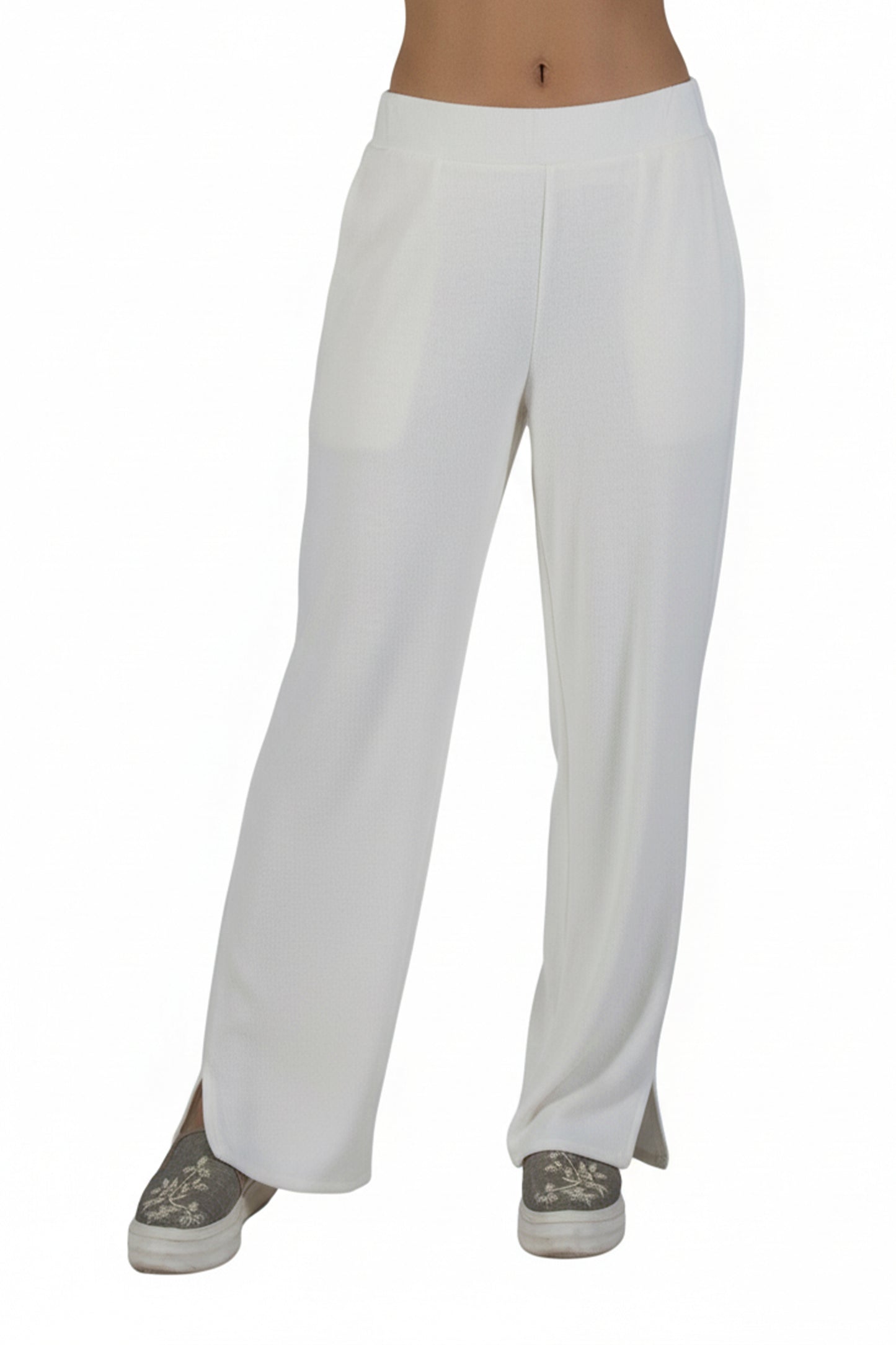 Comfort Luxe Collection Cozy Knit Split Pant