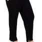 Plus Size Comfort Luxe Collection Split Pants