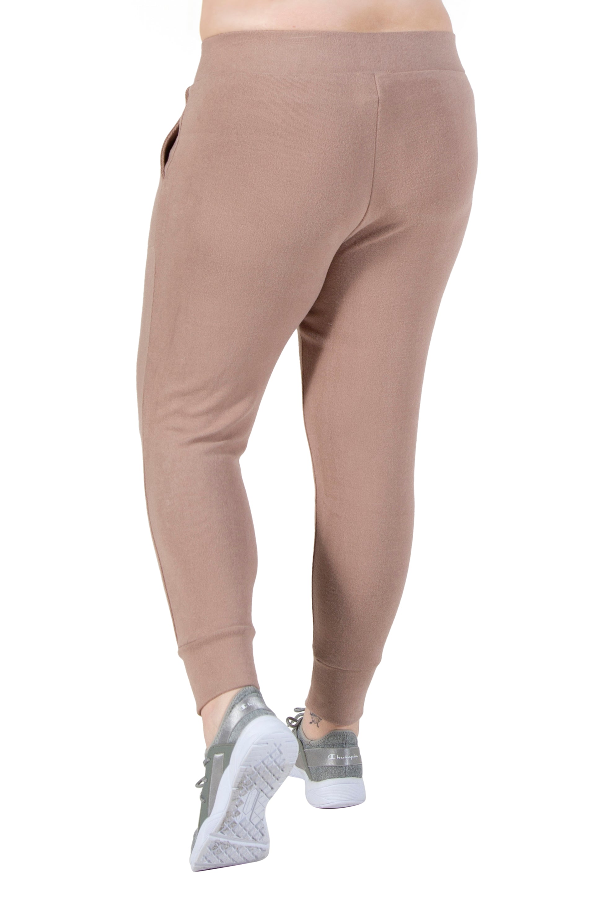 Plus Size Comfort Luxe Collection Cozy Knit Jogger Pants - La Cera