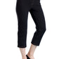 La Cera Stretch Knit Cropped Pant - La Cera