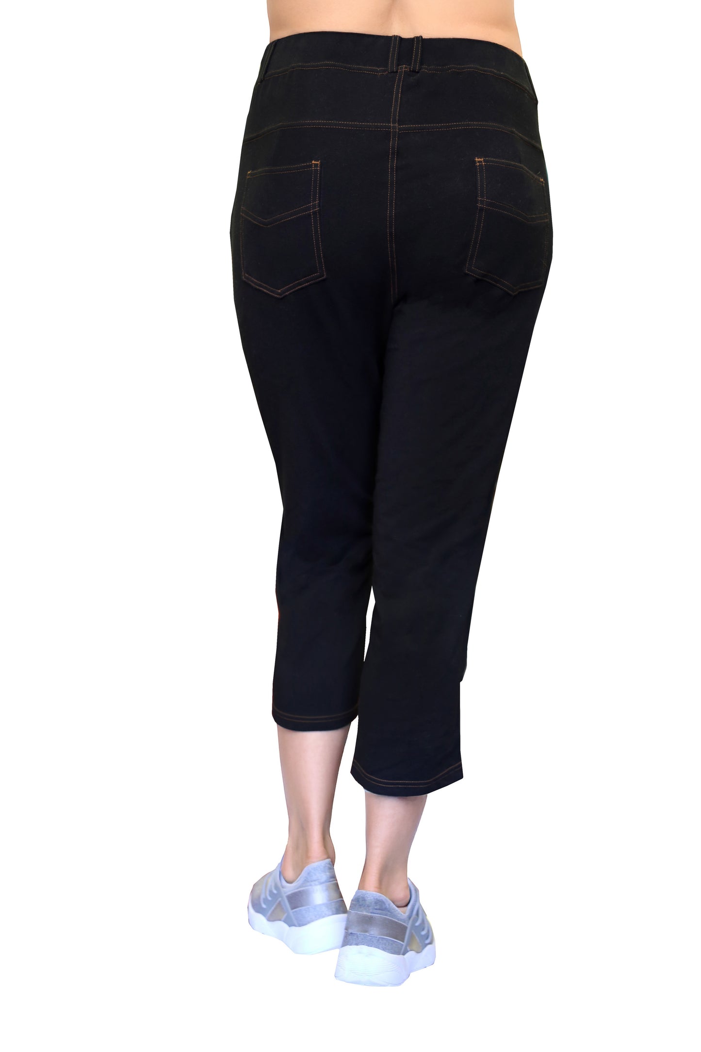 Pantalón corto de punto elástico de talla grande La Cera