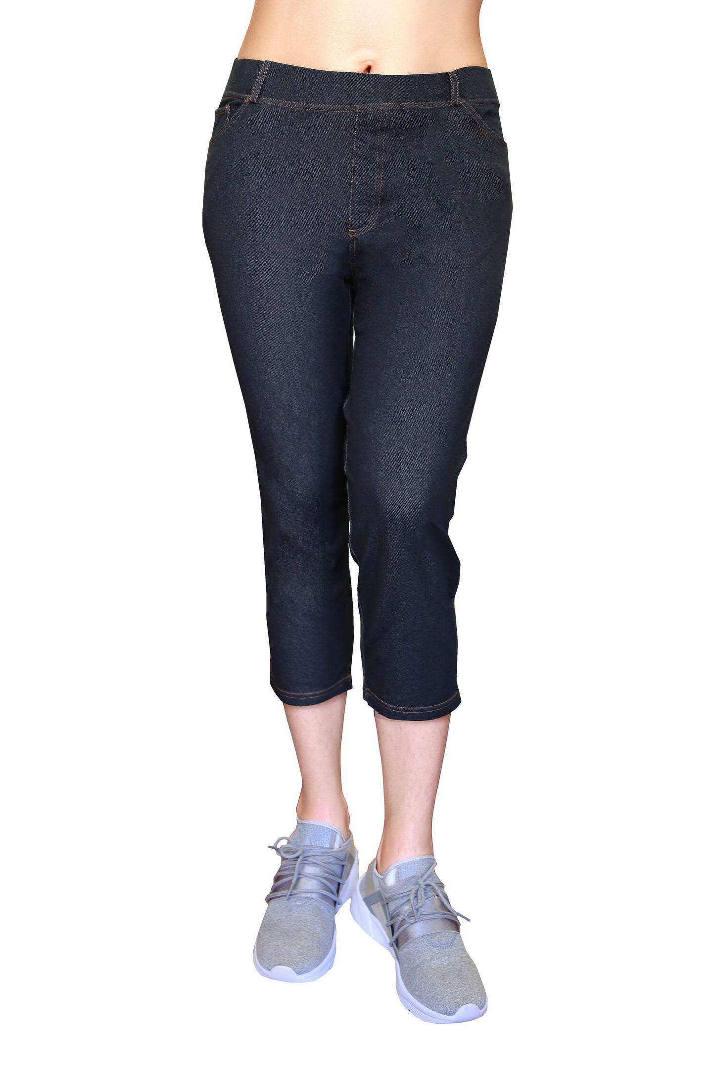 La Cera Stretch Knit Cropped Pant - La Cera