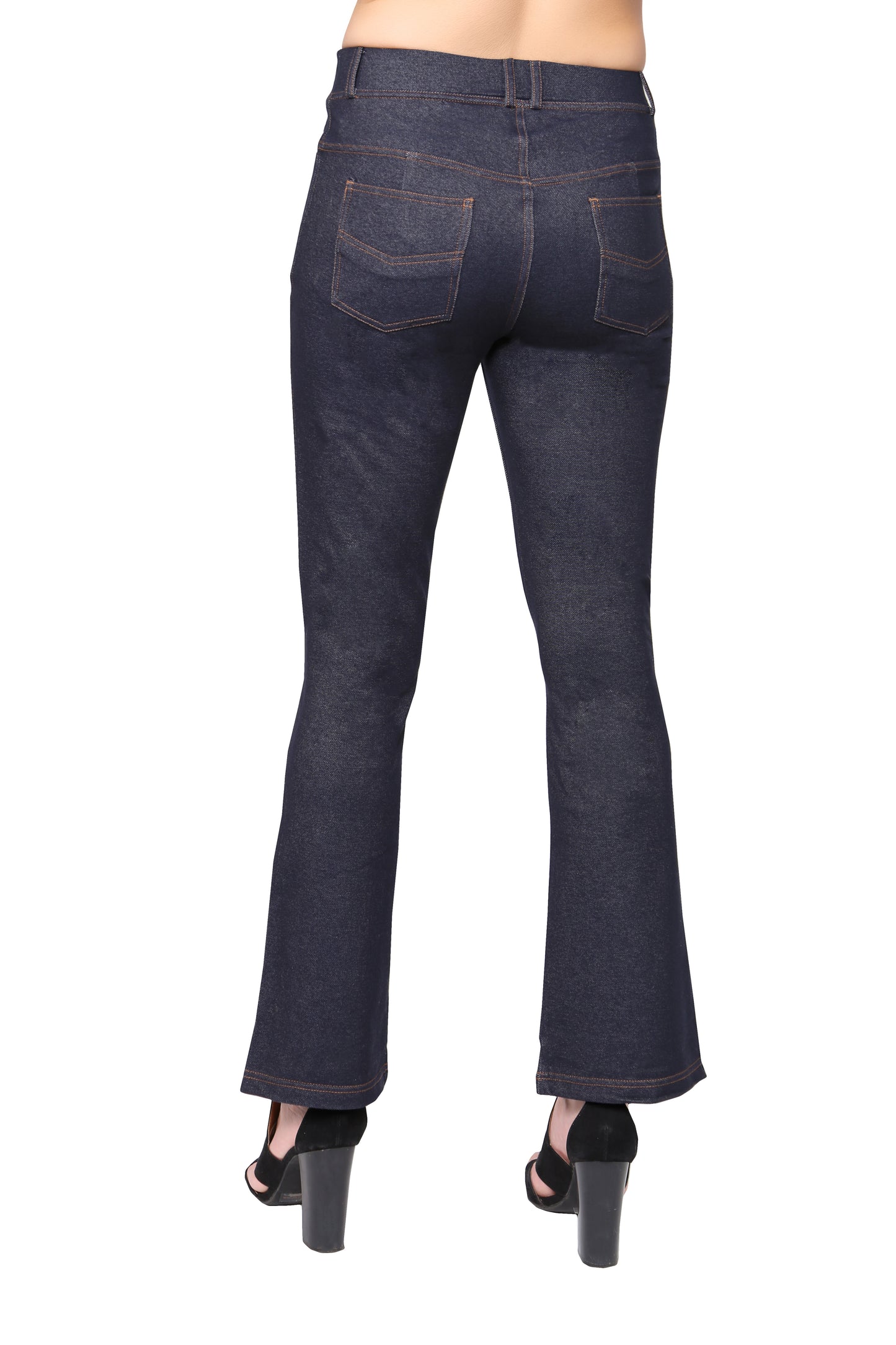 La Cera Stretch Knit Boot Cut Pant - La Cera