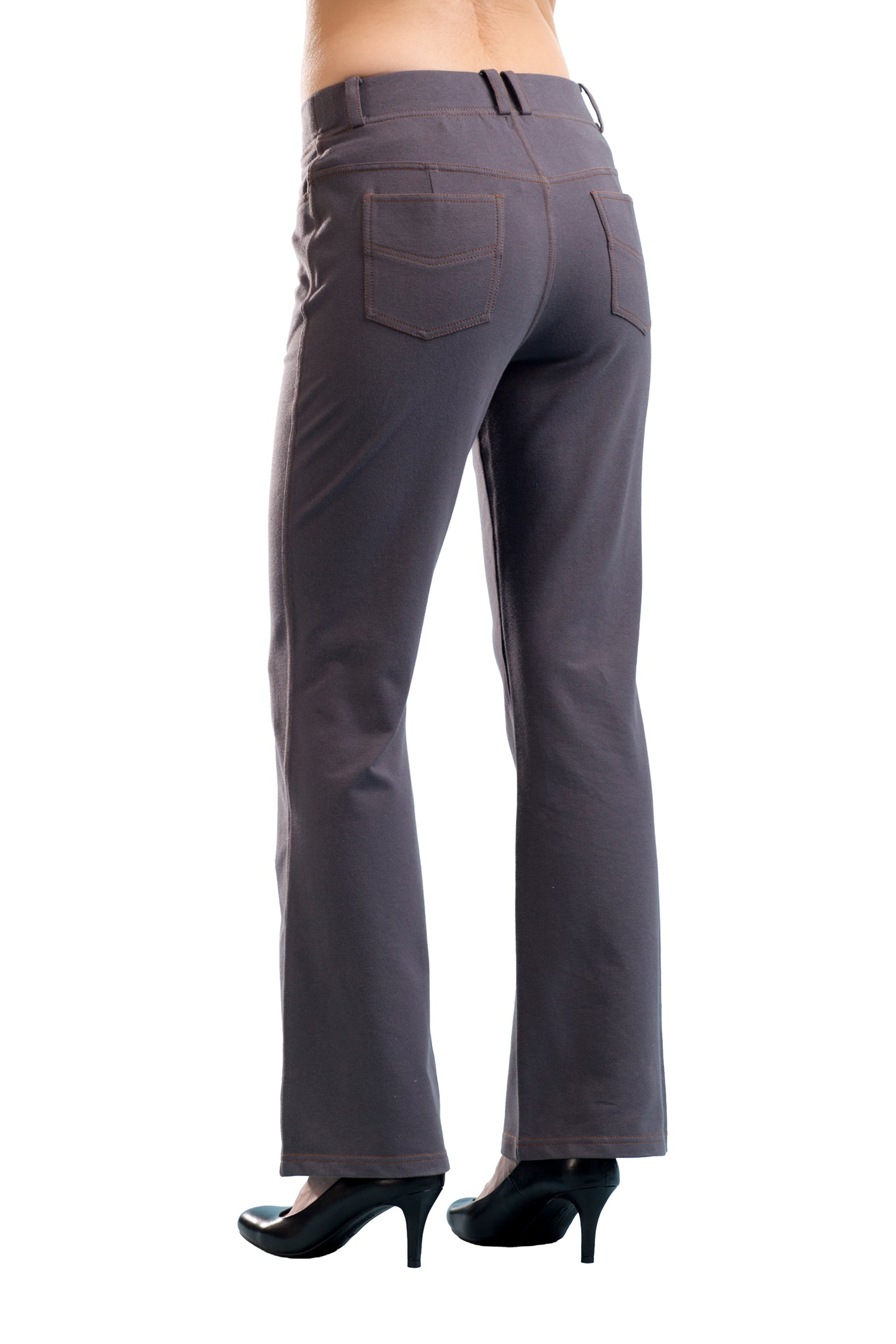 La Cera Stretch Knit Boot Cut Pant - La Cera