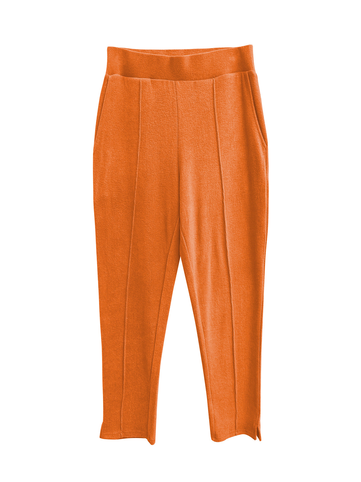Plus Size Comfort Luxe Collection Cozy Knit Pleated Pants - La Cera