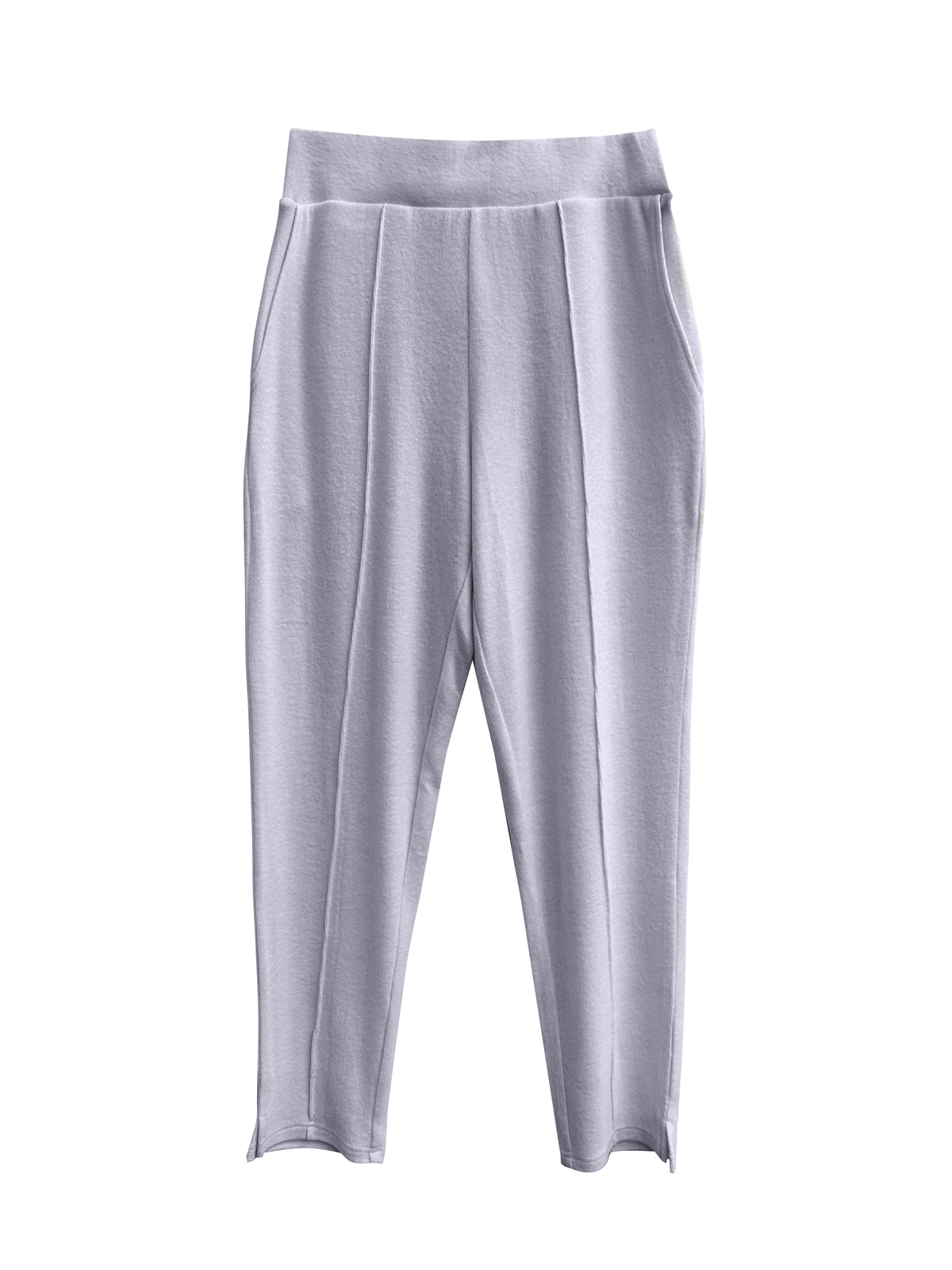 Plus Size Comfort Luxe Collection Cozy Knit Pleated Pants - La Cera