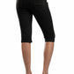 La Cera Stretch Knit Capri