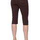 La Cera Stretch Knit Capri
