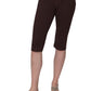 La Cera Stretch Knit Capri