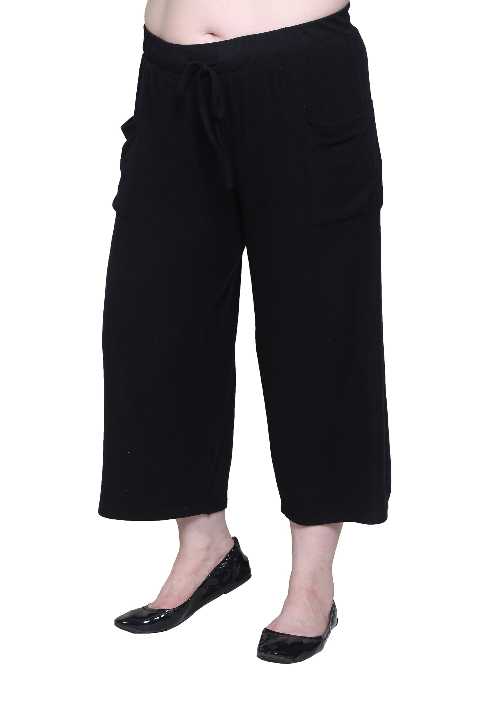 The Comfort Collection Plus Size Sporty Capri - La Cera