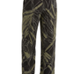 La Cera Savannah Palm Print Cropped Pant - La Cera