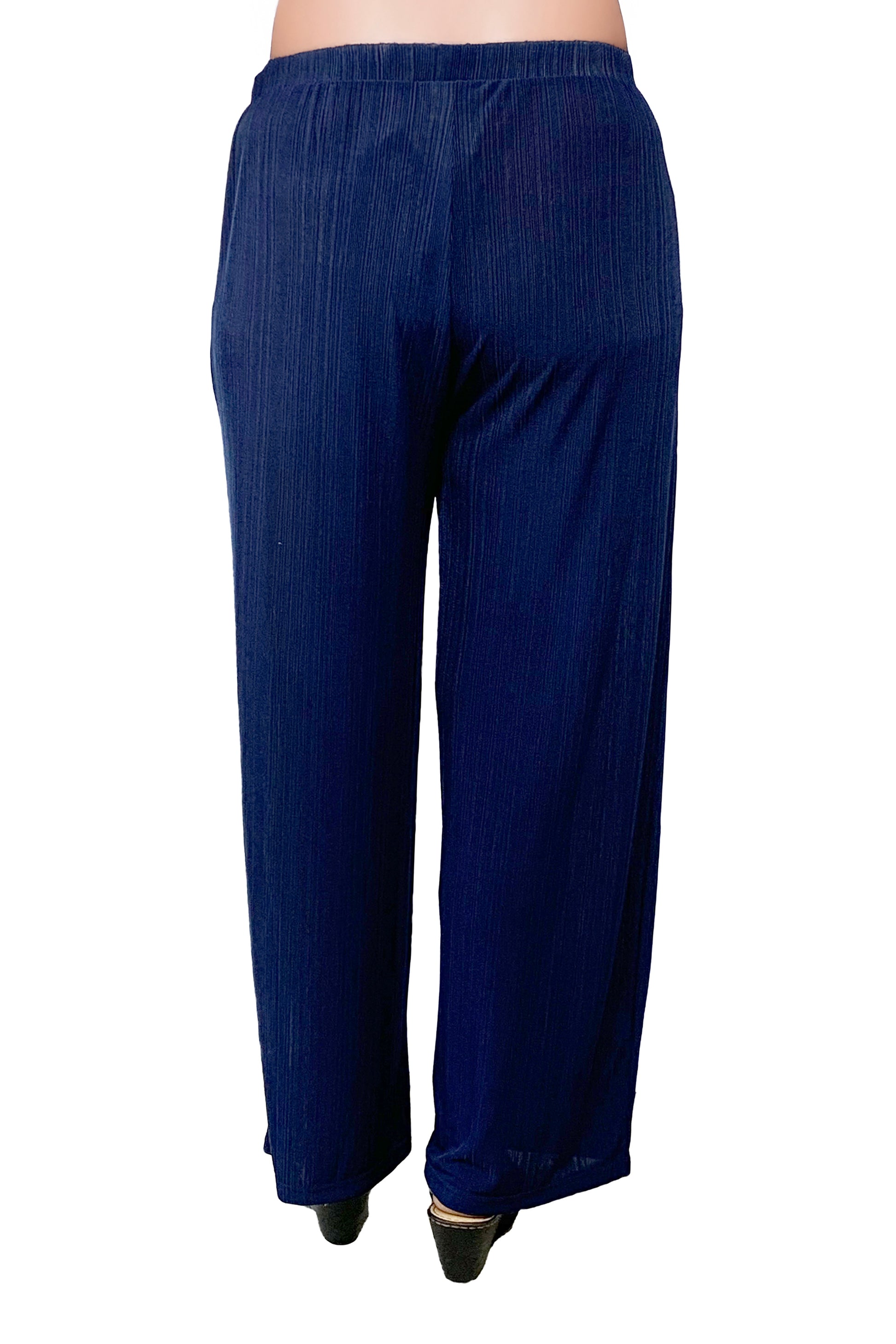 La Cera Solid Cropped Pant - La Cera