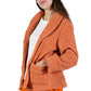 La Cera Honeycomb Fleece Bed Jacket - La Cera