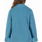 La Cera Honeycomb Fleece Bed Jacket - La Cera