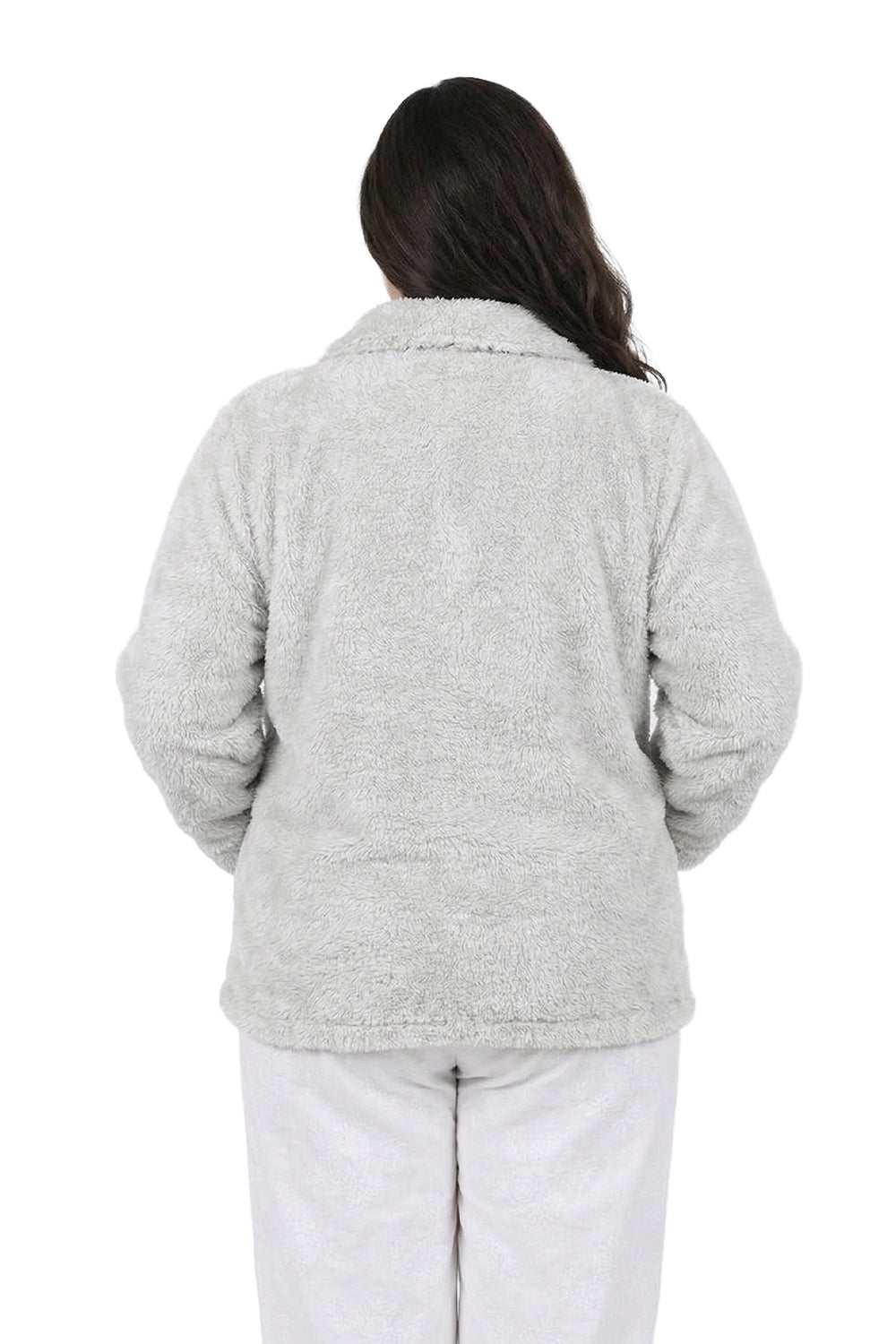 Fleece Plus Size Bed Jacket - La Cera
