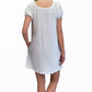 La Cera Puff Sleeve Short Peasant Gown - La Cera