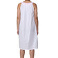 La Cera Sleeveless Gown With Contrast Embroidery - La Cera