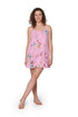 Pink Floral Cotton Chemise - La Cera