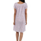 100% Cotton Smocked Floral Print Chemise - La Cera