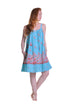 La Cera Floral Border Print Chemise - La Cera