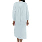100% Cotton Long Sleeve Gown - La Cera