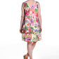 100% Cotton Multicolored Floral Chemise - La Cera