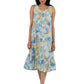 La Cera Botanical Floral Sweetheart Neckline Gown - La Cera