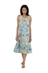 La Cera Botanical Floral Sweetheart Neckline Gown - La Cera