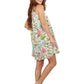 English Garden Print Lace Trimmed Cotton Chemise