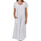 La Cera 100% Cotton Lace Applique Gown - La Cera