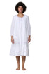 Scoop Neck Embroidered Robe - La Cera