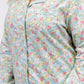 La Cera Plus Size Floral Flannel PJ Set - La Cera - 2