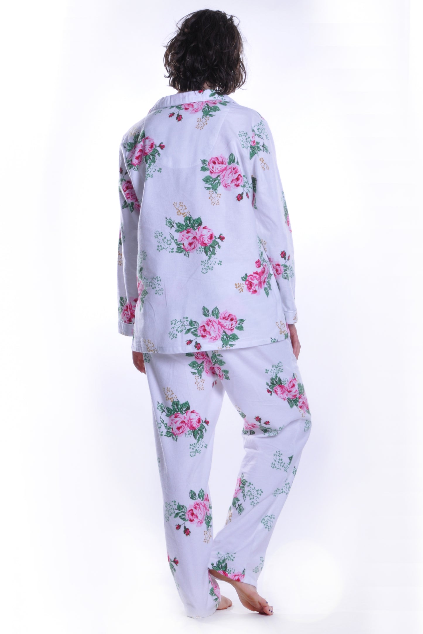 Flannel Print Pajama Set - La Cera