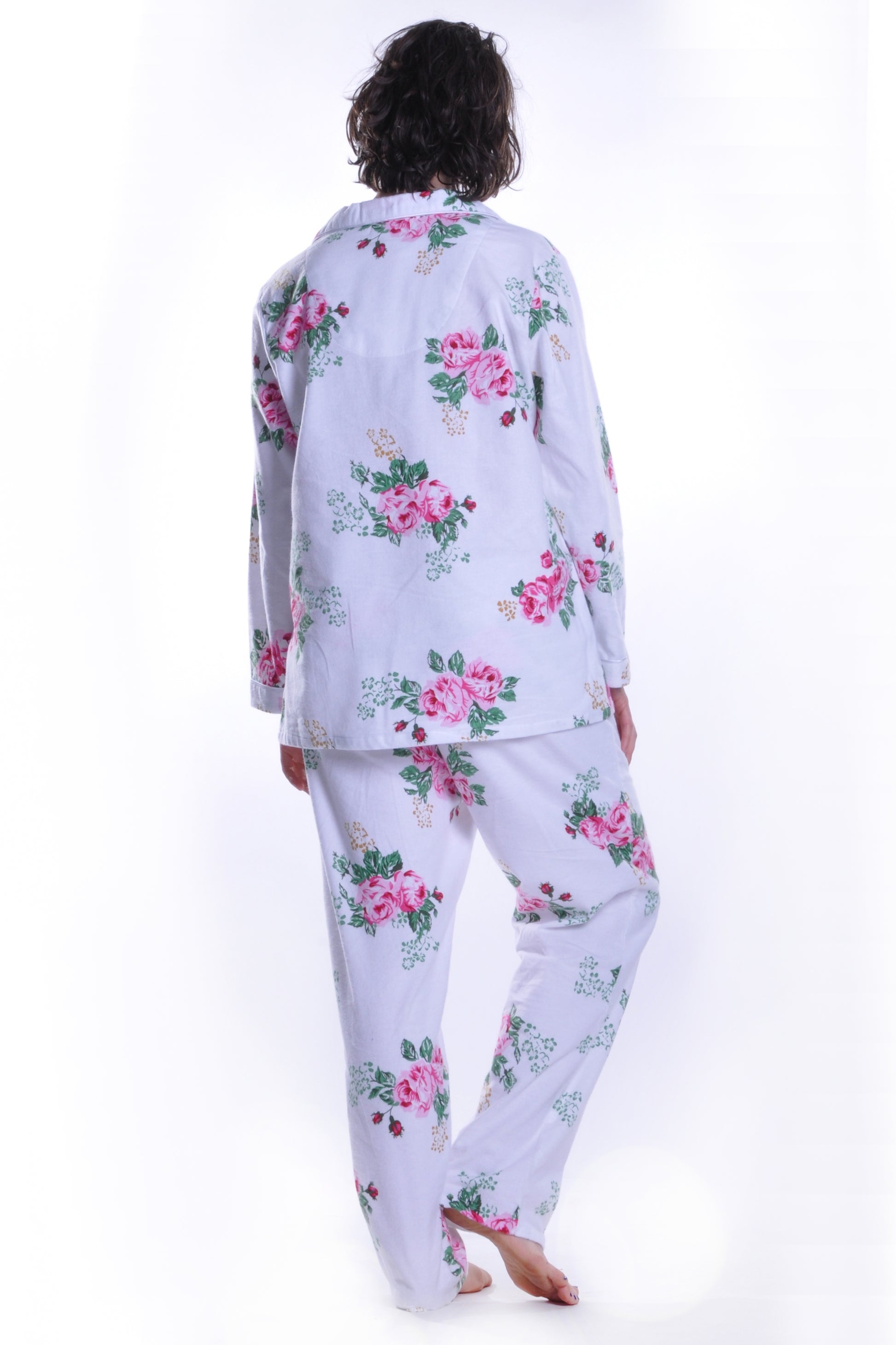 Flannel Print Pajama Set - La Cera