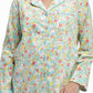 La Cera Long Sleeve Floral Flannel Pajama Set - La Cera - 2