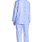 Flannel Long Sleeve Pajama Set - La Cera