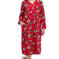 La Cera Panda Print Sleep Shirt - La Cera