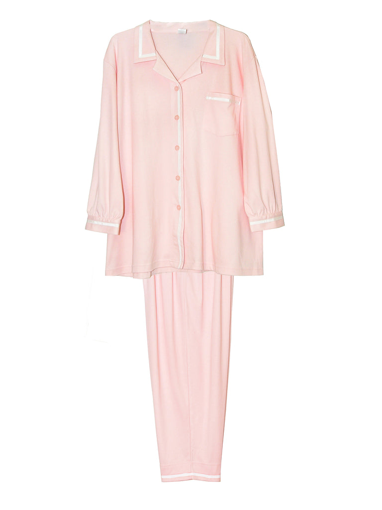 Long Sleeve Plus Size PJ Set - La Cera