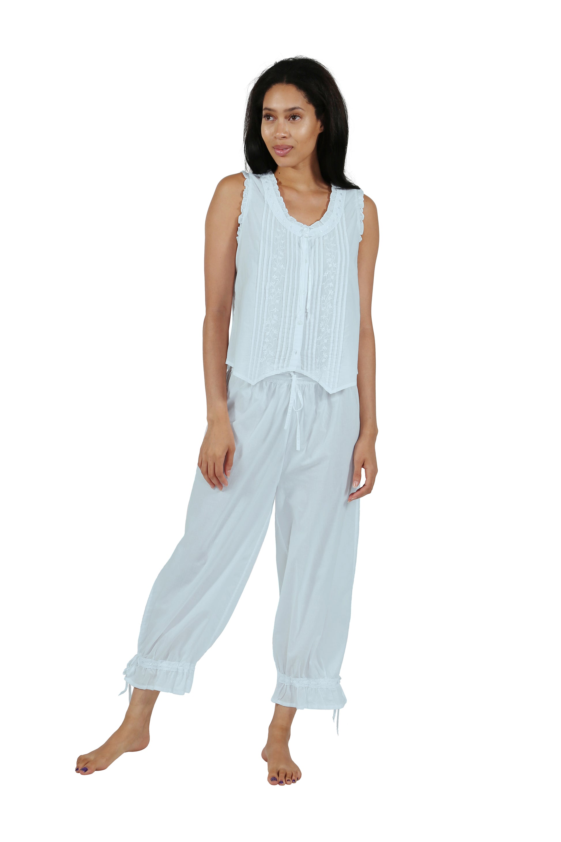 La Cera Sleeveless Bloomer PJ - La Cera